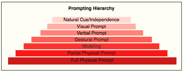 Image result for prompting hierarchy aba